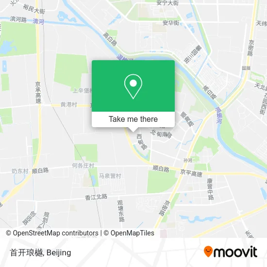 首开琅樾 map