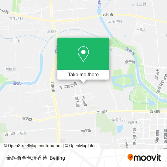 金融街金色漫香苑 map