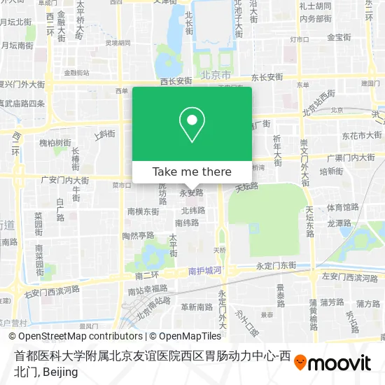首都医科大学附属北京友谊医院西区胃肠动力中心-西北门 map
