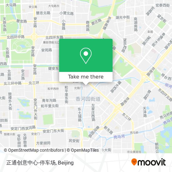 正通创意中心-停车场 map