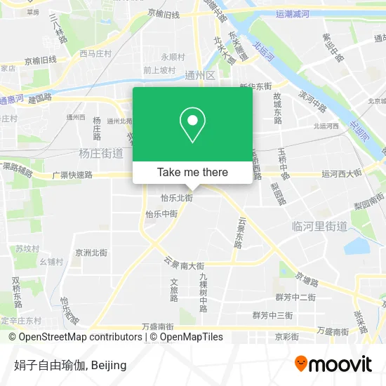 娟子自由瑜伽 map