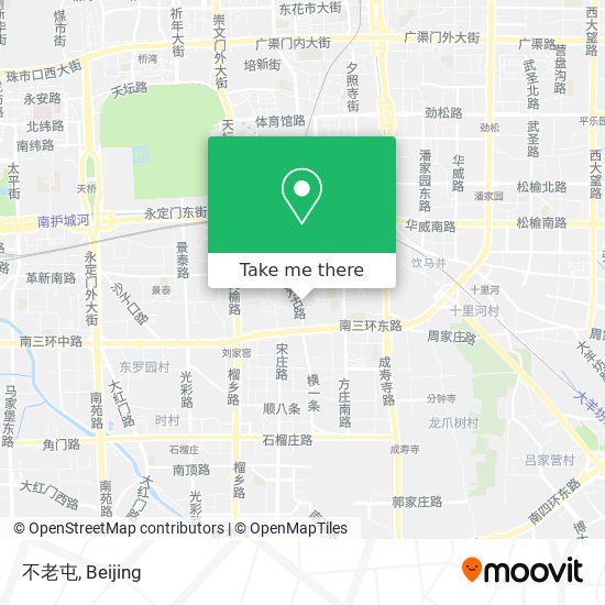 不老屯 map