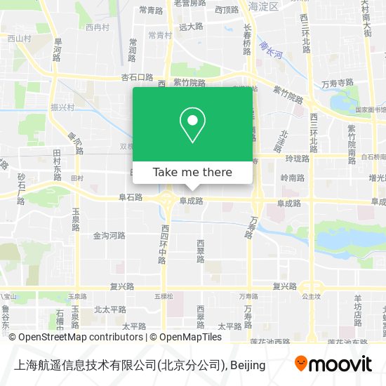 上海航遥信息技术有限公司(北京分公司) map
