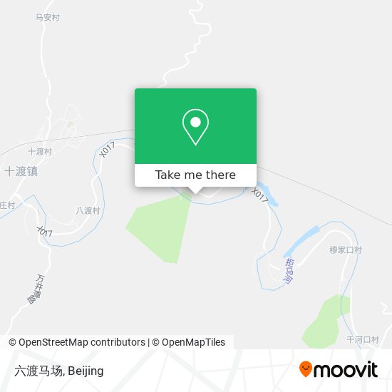 六渡马场 map
