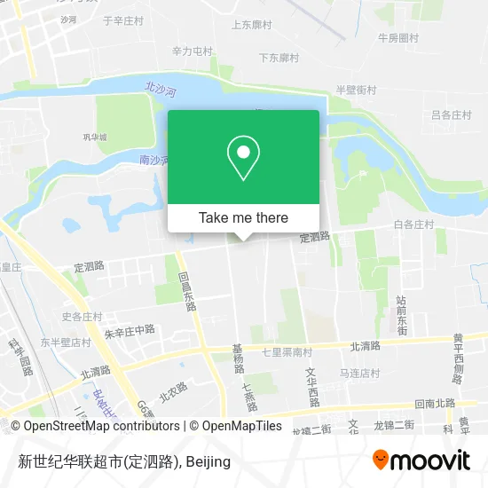 新世纪华联超市(定泗路) map