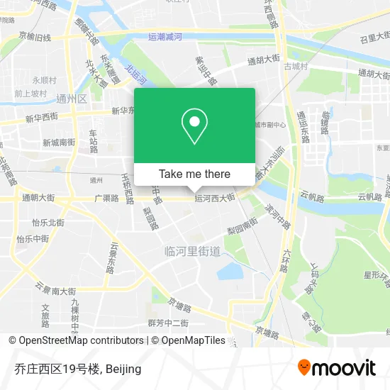 乔庄西区19号楼 map