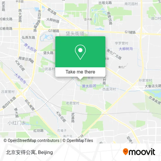 北京安得公寓 map