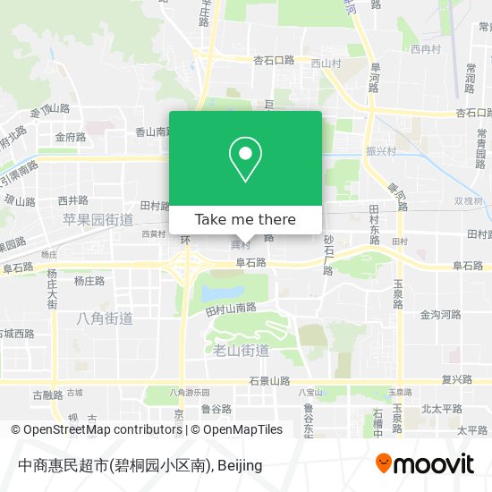 中商惠民超市(碧桐园小区南) map