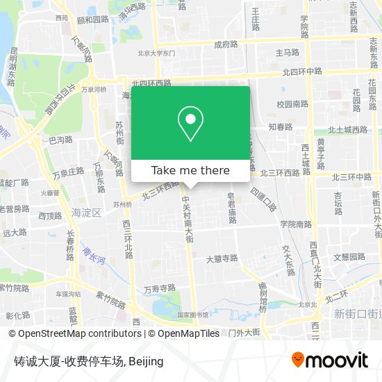 铸诚大厦-收费停车场 map