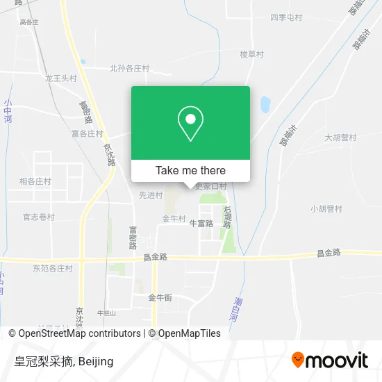皇冠梨采摘 map