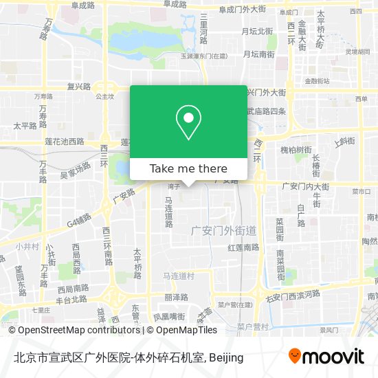 北京市宣武区广外医院-体外碎石机室 map