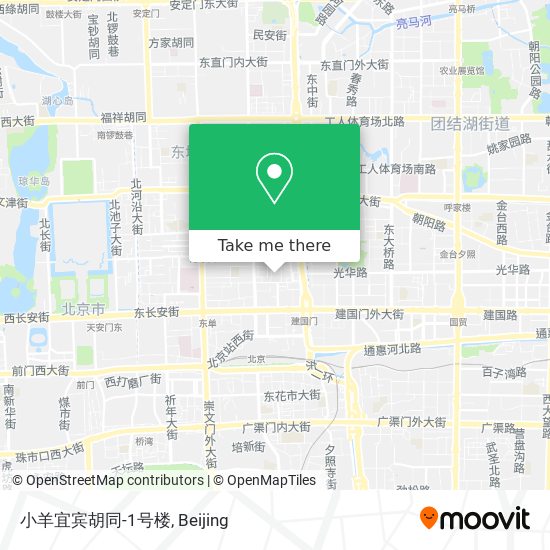 小羊宜宾胡同-1号楼 map