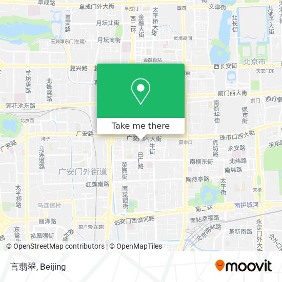 言翡翠 map