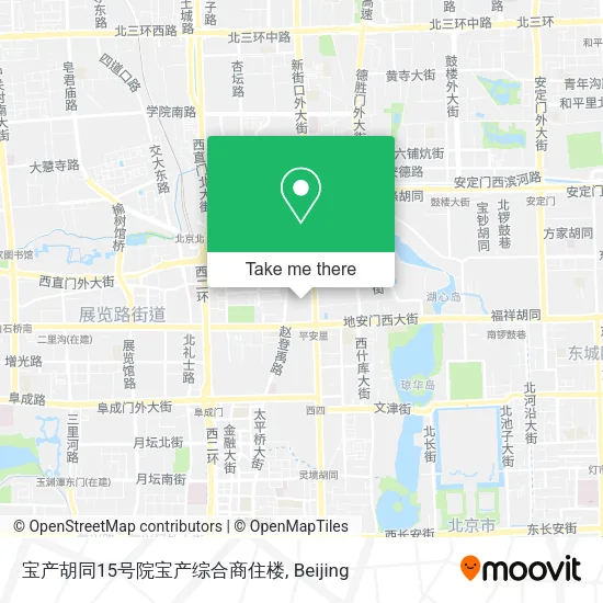 宝产胡同15号院宝产综合商住楼 map