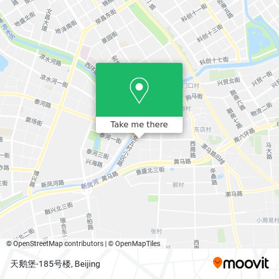 天鹅堡-185号楼 map