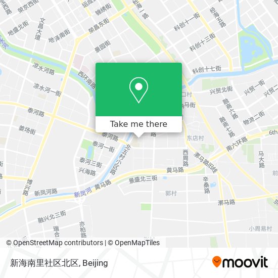 新海南里社区北区 map