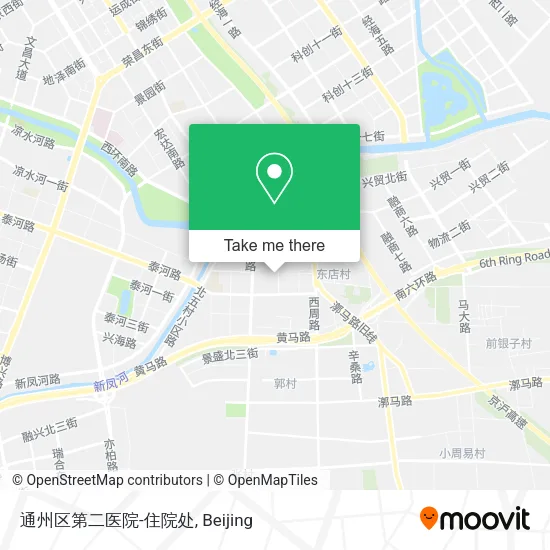 通州区第二医院-住院处 map