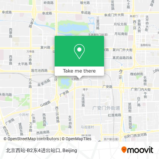 北京西站-B2东4进出站口 map