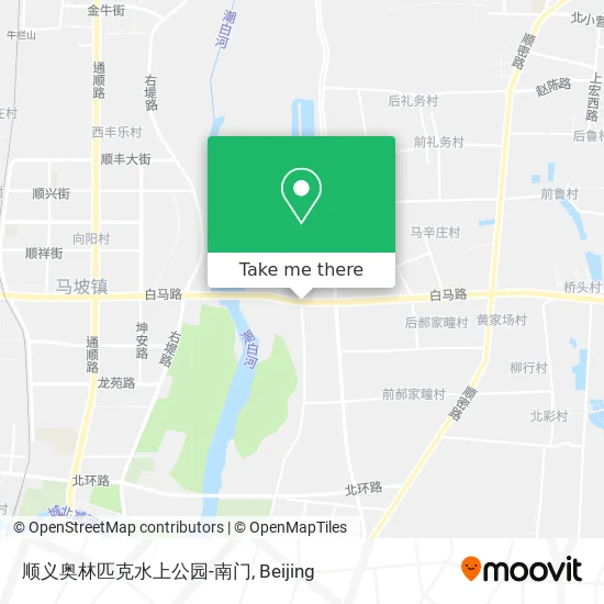 顺义奥林匹克水上公园-南门 map