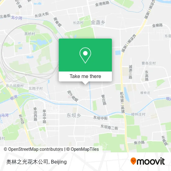奥林之光花木公司 map