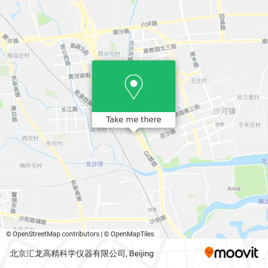 北京汇龙高精科学仪器有限公司 map