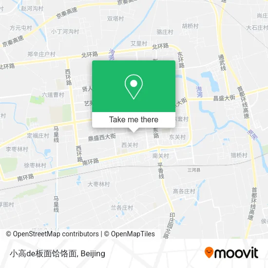 小高de板面饸饹面 map