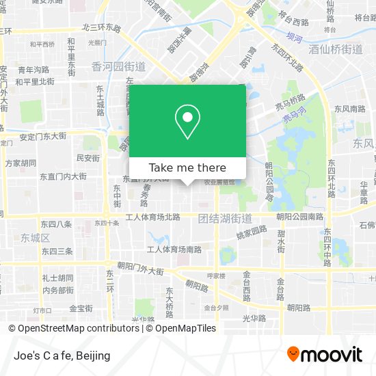 Joe's C a fe map