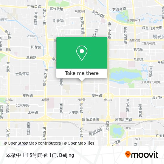 翠微中里15号院-西1门 map