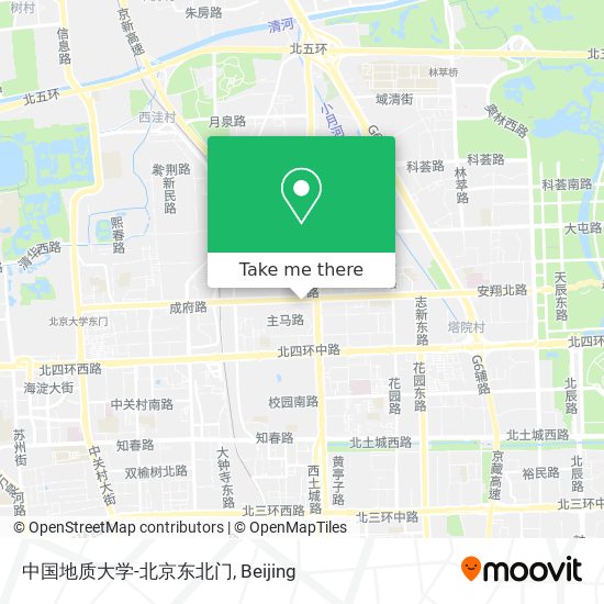 中国地质大学-北京东北门 map
