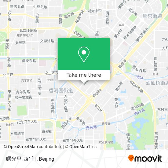曙光里-西1门 map
