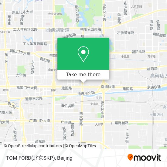 TOM FORD(北京SKP) map