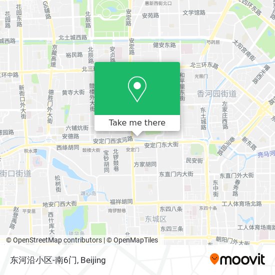 东河沿小区-南6门 map