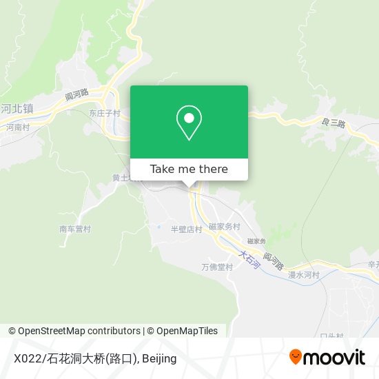 X022/石花洞大桥(路口) map