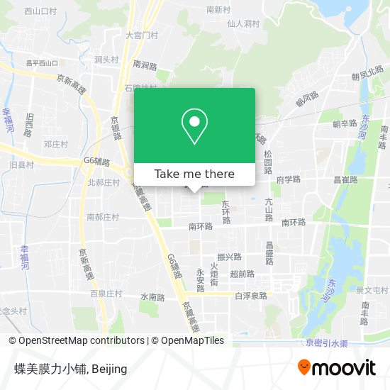 蝶美膜力小铺 map