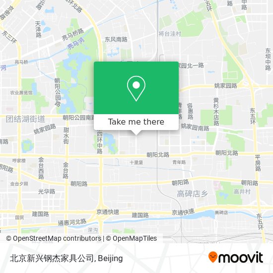 北京新兴钢杰家具公司 map
