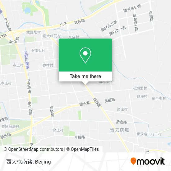 西大屯南路 map
