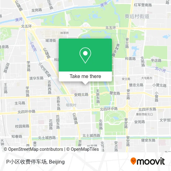 P小区收费停车场 map