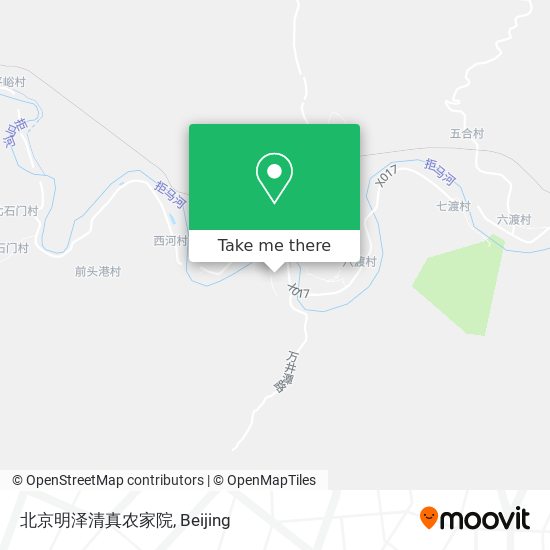 北京明泽清真农家院 map