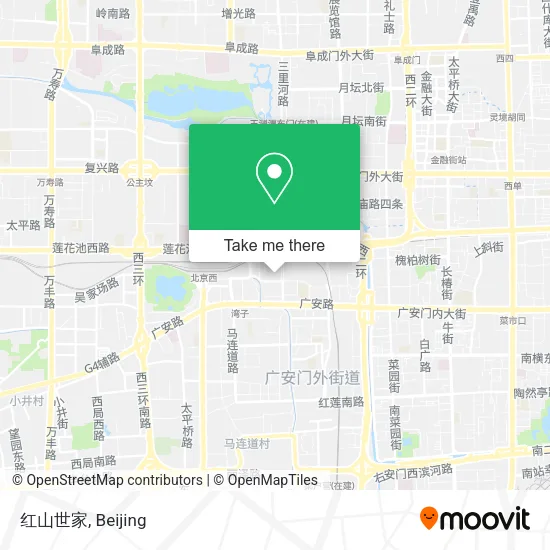 红山世家 map