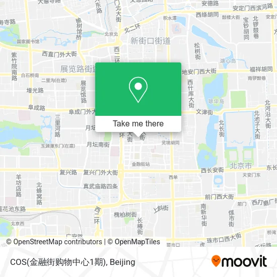 COS(金融街购物中心1期) map