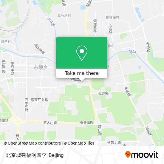 北京城建福润四季 map