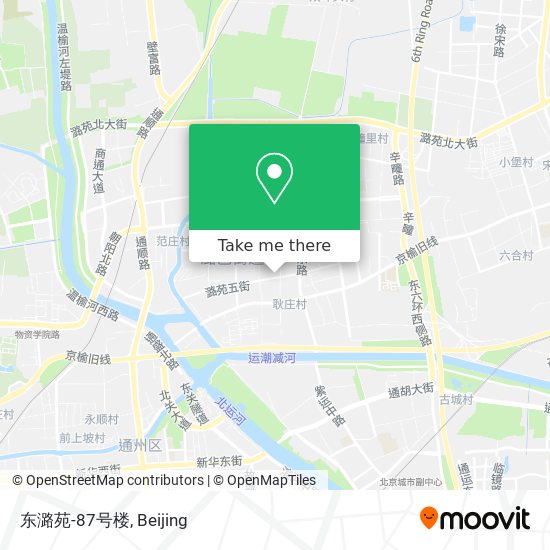东潞苑-87号楼 map