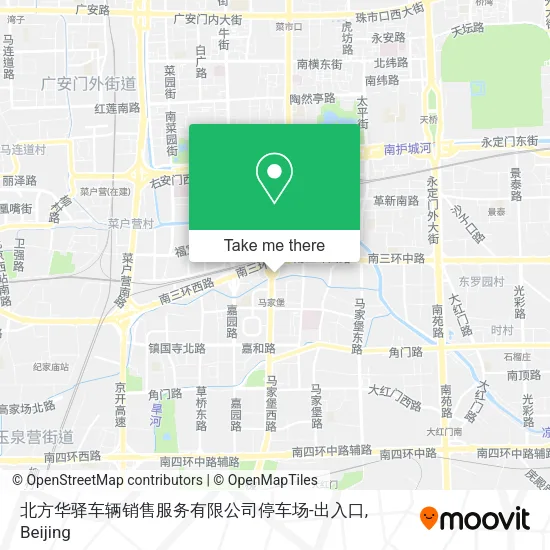 北方华驿车辆销售服务有限公司停车场-出入口 map