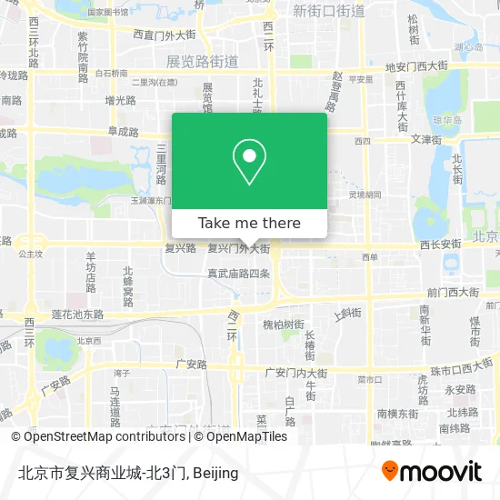 北京市复兴商业城-北3门 map