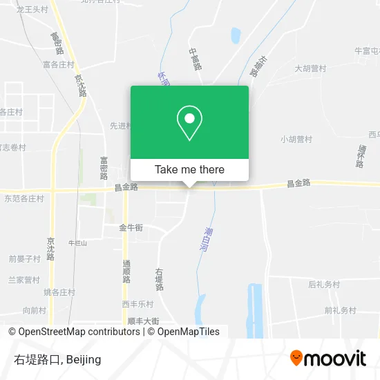 右堤路口 map