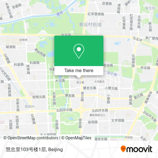 慧忠里103号楼1层 map