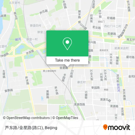 芦东路/金星路(路口) map