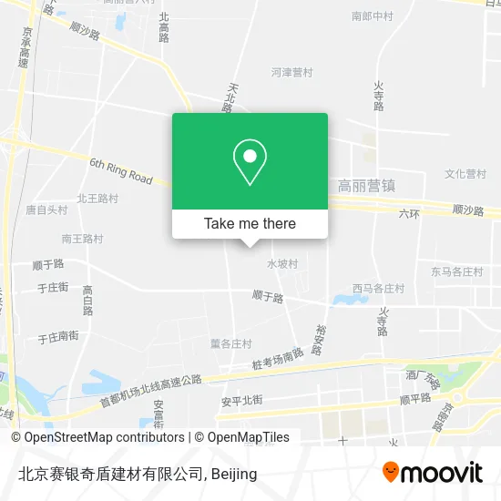 北京赛银奇盾建材有限公司 map