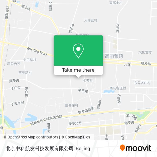北京中科航发科技发展有限公司 map