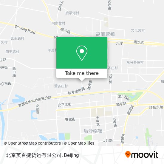 北京英百捷货运有限公司 map